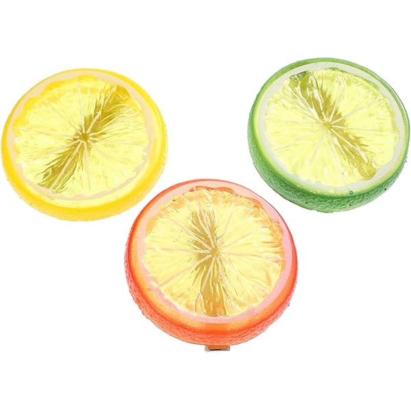 ヘアゴムベビーヘアクリップフルーツレモン